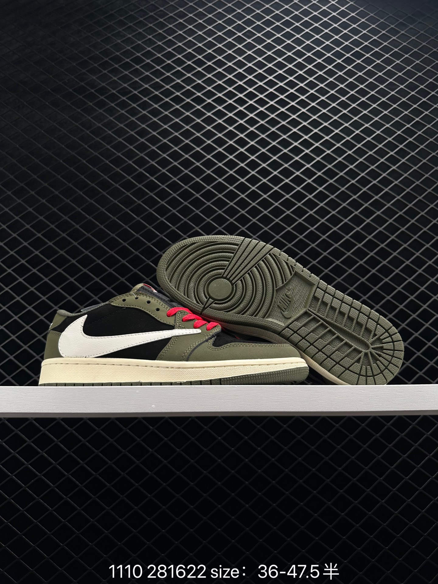 Travis Scott x Fragment x Air Jordan 1 Low“Military Blue”